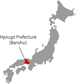 Map of Hyogo Prefecture