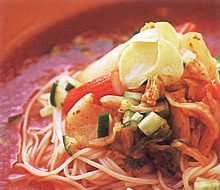 ガスパチョ風キムチそうめん